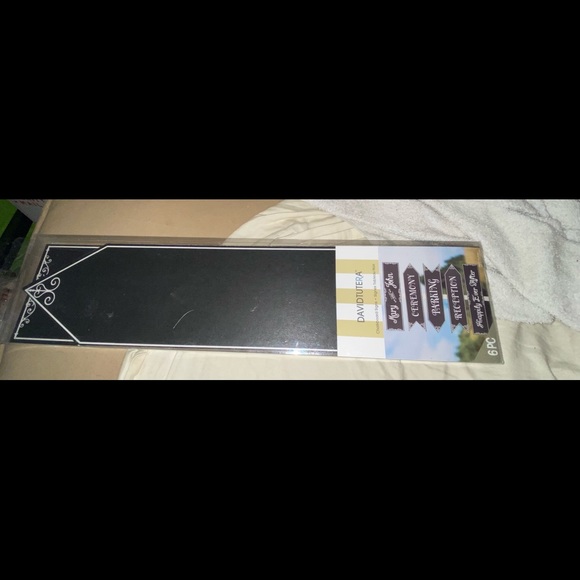 Chalkboard signs set of 6! Great for events! New! - Picture 3 of 4